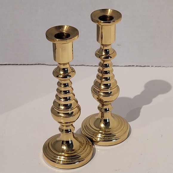 baldwin Accents Pair Of Baldwin Brass Mini Brass Beehive